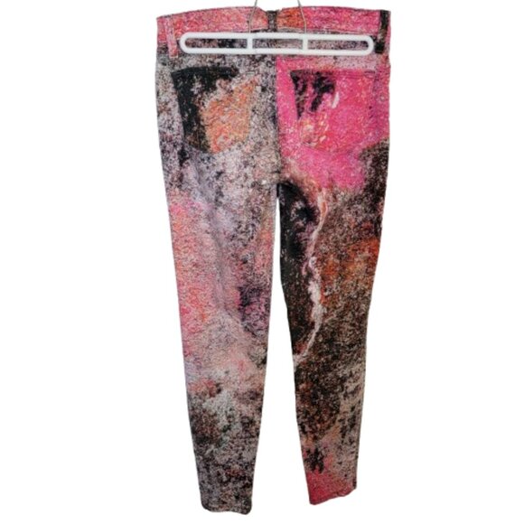 J Brand Super Skinny Slim Fit Supernova Multicolor Patterned Jeans 25 - Picture 3 of 14
